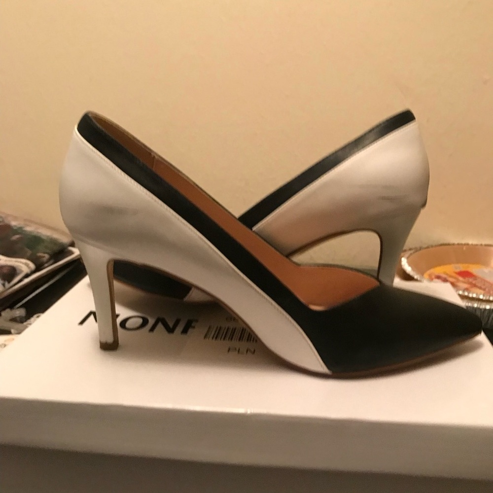 Beautiful Black and White Pumps